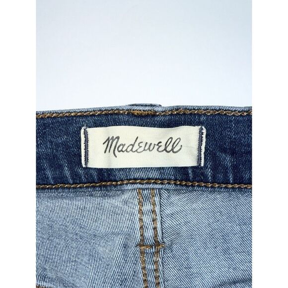 Madewell Stovepipe Jeans Womens 27 High Rise Ankle Stretch Classic Blue Denim - Picture 13 of 16